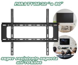 Suporte Universal ultra resistente e seguro para TV de 30 a 80 Polegadas Suporta até 70 kg