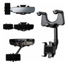 Suporte Universal Veicular Carro Encaixe No Retrovisor 360 Suporte Universal Veicular Carro Encaixe No Retrovisor 360