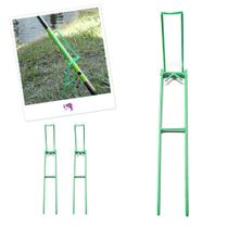 Suporte Vara de Pesca em Aço Reforçado Dobrável Barranco Pesqueiro 35cm Fluorescente para Pesca Noturna Kit com 3 Suporte Vara de Pesca em Aço Reforçado Dobrável Barranco Pesqueiro 35cm Fluorescente para Pesca Noturna Kit com 3