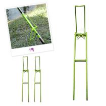 Suporte Vara de Pesca em Aço Reforçado Dobrável Barranco Pesqueiro 35cm Fluorescente para Pesca Noturna Kit com 3 Suporte Vara de Pesca em Aço Reforçado Dobrável Barranco Pesqueiro 35cm Fluorescente para Pesca Noturna Kit com 3
