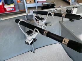 Suporte Vara Pesca para 2uni Barco/Lancha Articulado Premium