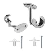 Suporte Varão Cortina Teto de Gesso ou Drywall em Metal Resistente e Leve 10 peças