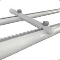 Suporte Varão Suiço Duplo deslizante Wave Palito 19 28mm Alumínio Suisso Fita Instalação Kit 1/2/3/4/5/6 Un