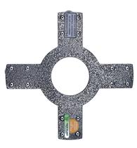 Suporte Vaso Planta Chão Alumínio 21cm 140kg Com Rodinhas