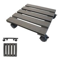 Suporte Vaso Planta Rodinhas Deck Movel Decoracao Pallet Jardim Varandas Sacadas Resistente Versatil Suporte Vaso Planta Rodinhas Deck Movel Decoracao Pallet Jardim Varandas Sacadas Resistente Versatil