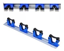 Suporte Vassoura Rodo Pá Organizador 04 Acessórios Bralimpia