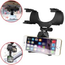 Suporte Veicular Celular GPS Espelho Retrovisor Universal Articulado KPSP221