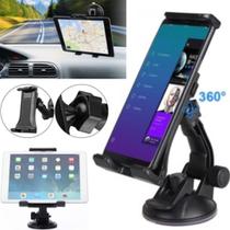 Suporte Veicular Celular Gps Tablet iPad 7 A 11 Pol Ventosa Vidro Carro Motorista Aplicativo Viagem - CJR