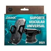 Suporte Veicular De Pressão Universal Preto Para Smartphones Danx DS21
