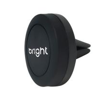 Suporte Veicular Magnético Bright Para Celular Smartphone Fixação Saída De Ar