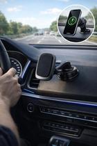 Suporte Veicular para celular fixação ventosa magnético Imã forte, super resistente, braço telescópico ótima para aplicativos de transporte