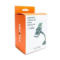 Suporte veicular para celular ventosa maleável - sv3102 hayom