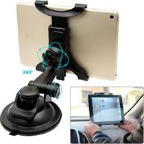 Suporte Veicular Tablet Ipad GPS Universal Ventosa Carro Vidro Para-Brisa 7 a 12 Polegadas - CJJM