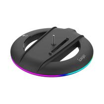 Suporte Vertical De Resfriamento Com Luz RGB Para Console PS5 Slim Edição Digital Com Base