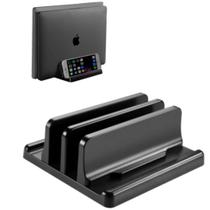 Suporte Vertical Duplo Ajuste Compatível Com Macbook Tablet iPad Notebook - IMP-SUPORT