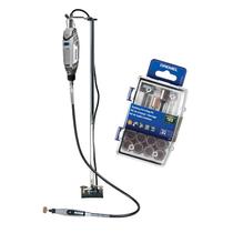 Suporte Vertical Micro Retífica 3000 Dremel + Kit 31 peças Suporte Vertical Micro Retífica 3000 Dremel + Kit 31 peças