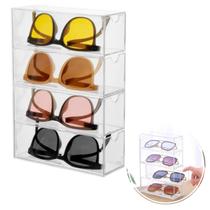 Suporte Vertical Organizadora Multiuso Estojo Gavetas Case Acrílico