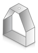 Suporte Vertical para Eletrocalha 150x50mm