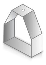 Suporte Vertical Para Eletrocalha 75x50mm