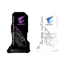 Suporte Vertical Para GPU Preto E Branco ARGB AURA SYNC Para ASUS MSI AORUS PC MOD