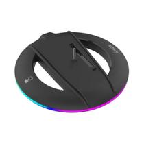 Suporte Vertical para PS5 Slim com Base Estável e LED RGB - Versões Digital e de Disco