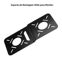 Suporte VESA Para Montagem De Dois Monitores Para Mini PC E Tablet
