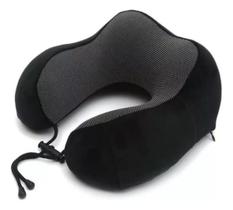 Suporte Viagem Almofada Nasa Travesseiro Pescoço Com Fecho Ajustável Preto Suporte Viagem Almofada Nasa Travesseiro Pescoço Com Fecho Ajustável Preto