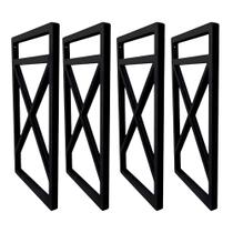 Suporte X para Prateleira Industrial de Parede