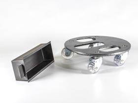 Suportee 25 Cm P/vaso C/gaveta Anti Pingo Suporta 200kgs RODAS DE GEL PLANTAS E VASOS