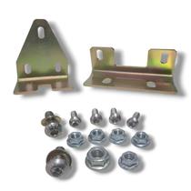 Suportes Adaptação da Fechadura do GOL p/ Fiat 147+Parafusos