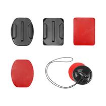 Suportes Adesivos Para Câmeras De Ação GoPro Hero 13 12 11 10 9 Yi SJCAM AKASO DJI, Montagens Planas Suportes Adesivos Para Câmeras De Ação GoPro Hero 13 12 11 10 9 Yi SJCAM AKASO DJI, Montagens Planas
