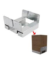 Suportes de base de postes vikofan 6x6 Suporte de poste de madeira galvanizada