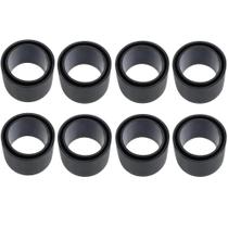 Suportes De Borracha Pretos Para Tubos De Varas De Pesca, 8 Peças, Compatíveis Com Tubos De 2