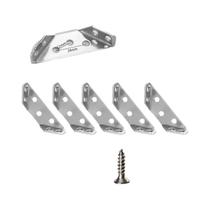 Suportes De Canto Em Aço Inoxidável Em Ângulo Reto 90 Graus Conectores De Móveis 5 10 20 Peças Suportes De Canto Em Aço Inoxidável Em Ângulo Reto 90 Graus Conectores De Móveis 5 10 20 Peças