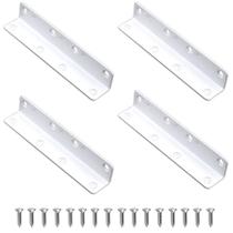Suportes de canto MINGFANITY Superior em aço inoxidável 14 cm x 2,5 cm Suportes de canto MINGFANITY Superior em aço inoxidável 14 cm x 2,5 cm