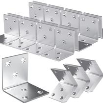Suportes de canto REDOVANT em aço inoxidável 1,6 x 1,6 x 1,6 pol. 20 unidades Suportes de canto REDOVANT em aço inoxidável 1,6 x 1,6 x 1,6 pol. 20 unidades