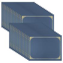 Suportes de certificados SUNEE Navy Blue, 30 pacotes de 8,5 x 11 polegadas