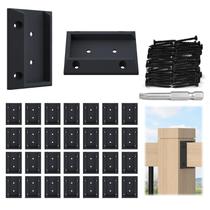Suportes de corrimão de convés, conectores, kit de suporte de trilhos Muzata WT11