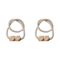 Suportes De Cortina De Plástico Duráveis 2 Peças Com Ímã Forte E Corda Grossa Para Quarto, Sala De