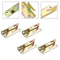 Suportes De Estrutura De Cama De Metal, 4 Conjuntos De Conectores De Gancho Para Móveis, Ferragens