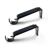 Suportes de haste de cortina ihrdnnr Heavy Duty Ajustáveis Pretos Suportes de haste de cortina ihrdnnr Heavy Duty Ajustáveis Pretos