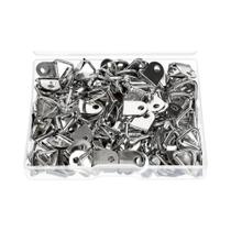 Suportes De Imagem Em Forma De Triângulo Pequenos Com Parafusos, 100 Conjuntos Para Relógio,