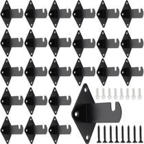 Suportes de montagem Gridwall Tcevily para painéis de grade (24 unidades) Suportes de montagem Gridwall Tcevily para painéis de grade (24 unidades)