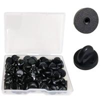Suportes de pinos de lapela TTSAM Butterfly Clutch Pin Backs PVC Rubber Suportes de pinos de lapela TTSAM Butterfly Clutch Pin Backs PVC Rubber