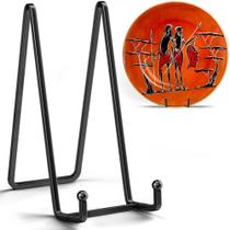 Suportes de placa IPAME Suporte de placa de metal de 25 cm (pacote com 2)