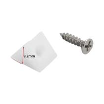 Suportes De Plástico Para Gavetas Com Parafusos 20 40 60 80pcs Suportes De Reparo Para Armários E