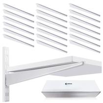 Suportes de prateleira CroBlissful 16,5 polegadas Heavy Duty White x20 Suportes de prateleira CroBlissful 16,5 polegadas Heavy Duty White x20