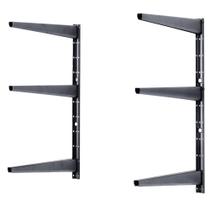 Suportes de prateleira Delta Cycle Minimalistic Black, conjunto de 6 Suportes de prateleira Delta Cycle Minimalistic Black, conjunto de 6