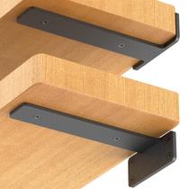 Suportes de prateleira flutuantes Starunder, pacote com 6, 25 cm, pesados