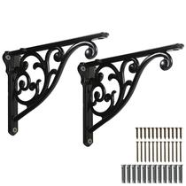 Suportes de prateleira Khtumeware Ornate Decorative 13x9 cm para montagem em parede